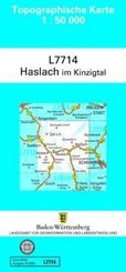 Topographische Karte Baden-Württemberg, Zivilmilitärische Ausgabe - Haslach im Kinzigtal