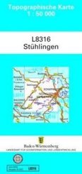 Topographische Karte Baden-Württemberg, Zivilmilitärische Ausgabe - Stühlingen