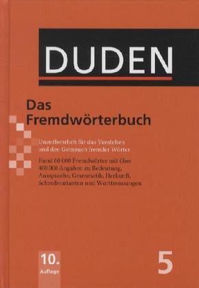 Der Duden; Duden Das Fremdwörterbuch; Bd.5
