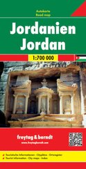 Freytag & Berndt Autokarte Jordanien; Jordan