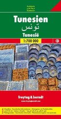 Freytag & Berndt Autokarte Tunesien; Tunesie; Tunisia;Tunisie