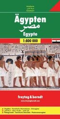 Freytag & Berndt Autokarte Ägypten. Egypte. Egypt; Égypte; Egitto; Egypte; Egypt; Égypte; Egitto