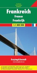 Frankreich, Autokarte 1:1.000.000, freytag & berndt