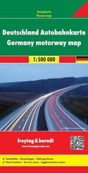 Freytag & Berndt Autokarte Deutschland, Autobahnkarte; Alemania, mapa de autopistas. Duitsland wegenkaart; Germany, moto