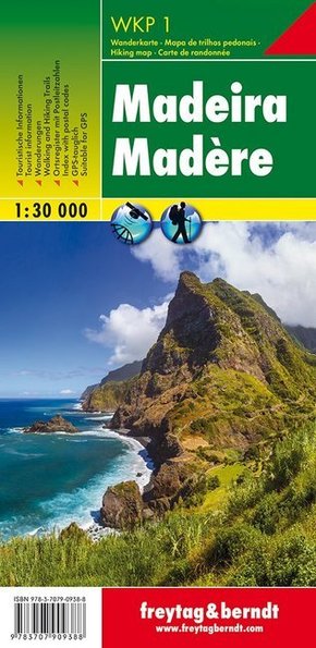 Freytag & Berndt Wanderkarte Madeira / Madère