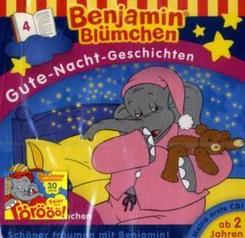 Benjamin Blümchen, Gute-Nacht-Geschichten - Benjamin und die Glühwürmchen, 1 Audio-CD