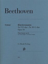 Ludwig van Beethoven - Klaviersonaten Nr. 9 und Nr. 10 E-dur und G-dur op. 14 Nr. 1 und Nr. 2