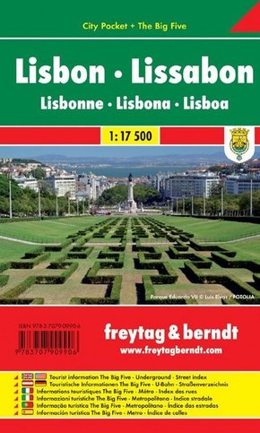 Lissabon, City Pocket + The Big Five. Lisbon. Lisbonne. Lisbona. Lisboa