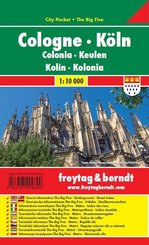 Freytag & Berndt Stadtplan Köln / Cologne / Colonia / Keulen / Kolin / Kolonia