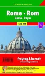 Freytag & Berndt Stadtplan Rom / Rome / Roma / Rim / Rzym
