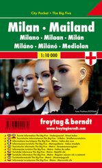Freytag & Berndt Stadtplan Mailand. Milan. Milano; Milaan; Mediolan. Milan. Milano; Milaan; Mediolan