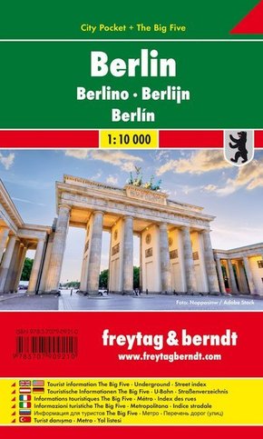 Freytag & Berndt Stadtplan Berlin. Berlino. Berlijn