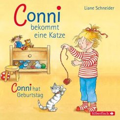 Conni bekommt eine Katze / Conni hat Geburtstag (Meine Freundin Conni - ab 3), 1 Audio-CD
