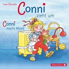 Conni zieht um / Conni macht Musik (Meine Freundin Conni - ab 3), 1 Audio-CD