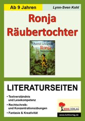 Astrid Lindgren 'Ronja Räubertochter', Literaturseiten