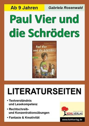 Paul Vier und die Schröders, Literaturseiten
