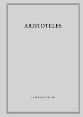 Aristoteles: Aristoteles Werke: Zoologische Schriften II - Bd.2/1