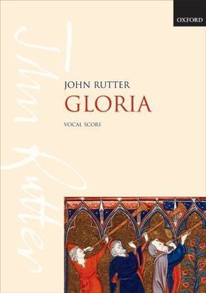 Gloria, für gemischten Chor, Blechbläser, Schlagzeug u. Orgel, Chorpartitur
