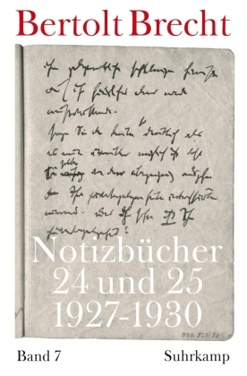Notizbücher: Notizbücher 24 und 25 (1927-1930)