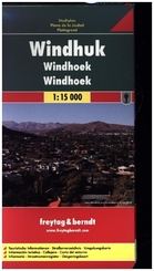 Freytag & Berndt Stadtplan Windhuk. Windhoek. Windhoek