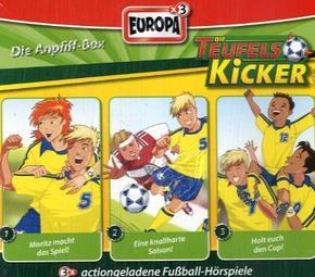 Teufelskicker - Die Anpfiff-Box. Tl.1, 3 Audio-CDs, 3 Audio-CD - Tl.1