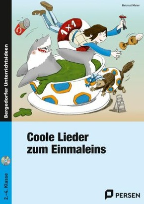 Coole Lieder zum Einmaleins, m. 1 CD-ROM