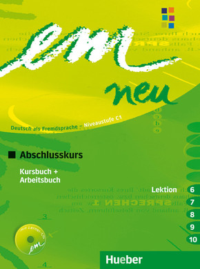 em neu 2008, Abschlusskurs: Kursbuch und Arbeitsbuch (Lektion 6-10), m. Audio-CD