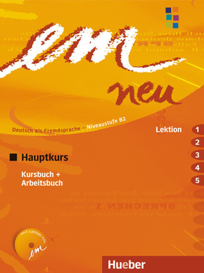 em neu 2008, Hauptkurs: Kursbuch + Arbeitsbuch (Lektion 1-5), m. Audio-CD