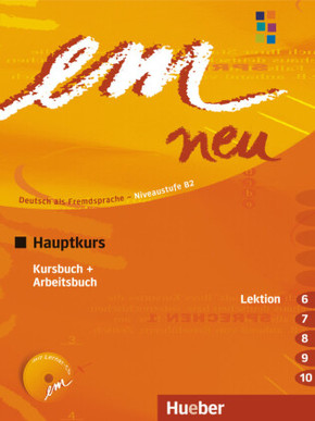 em neu 2008, Hauptkurs: Kursbuch + Arbeitsbuch (Lektion 6-10), m. Audio-CD