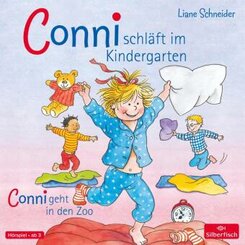 Conni schläft im Kindergarten / Conni geht in den Zoo (Meine Freundin Conni - ab 3), 1 Audio-CD