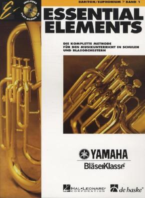 Essential Elements, für Bariton/Euphonium, m. Audio-CD - Bd.1