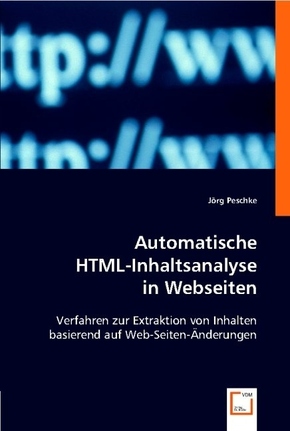 Automatische HTML-Inhaltsanalyse in Webseiten (eBook, PDF)