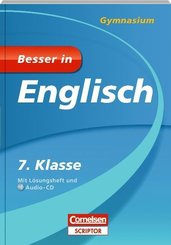 Besser in Englisch, Gymnasium; 7. Klasse, m. Audio-CD