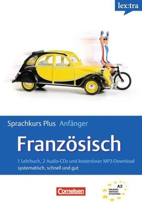 lex:tra Sprachkurs Plus Anfänger Französisch, Lehrbuch, 2 Audio-CDs und kostenloser MP3-Download