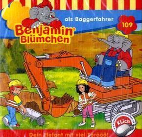 Benjamin Blümchen als Baggerfahrer, 1 CD-Audio