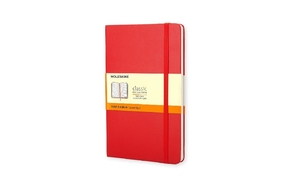 Moleskine classic, Pocket Size, Ruled Notebook, red