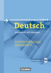 Vorbereitungsmaterialien für VERA - Vergleichsarbeiten/ Lernstandserhebungen - Deutsch - 8. Schuljahr: Erweiterte Anford