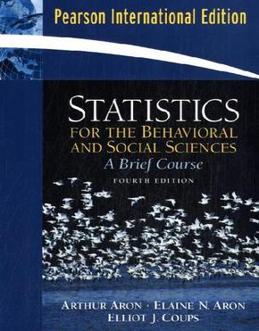 Statistics for the Behavioral and Social Sciences