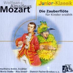 Die Zauberflöte für Kinder erzählt, 1 Audio-CD