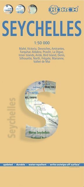 Borch Map Seychellen / Seychelles