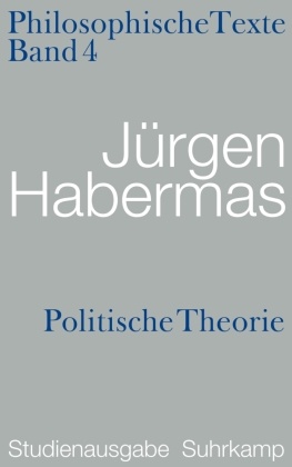 Philosophische Texte, Studienausgabe, 5 Bde.: Politische Theorie