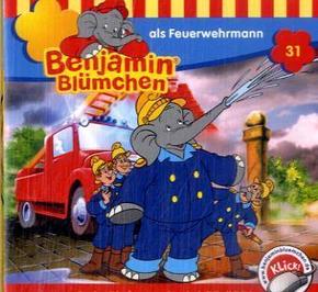 Benjamin Blümchen als Feuerwehrmann, 1 Audio-CD