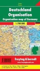 Deutschland Organisation, 1:700.000, Poster