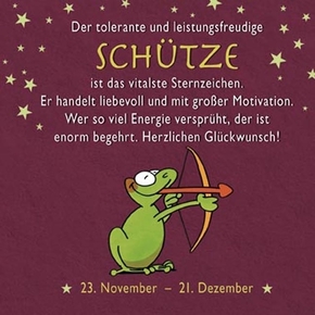 Schütze - Der tolerante und leistungsfreudige Schütze