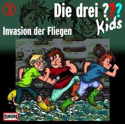 Die drei ???-Kids - Invasion der Fliegen, 1 Audio-CD
