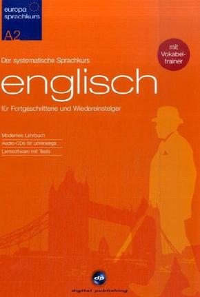 Europa Sprachkurs A2, Englisch, 1 CD-ROM, 2 Audio-CDs u. Lehrbuch