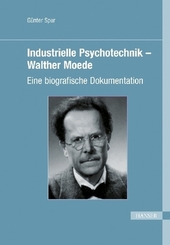 Industrielle Psychotechnik - Walther Moede