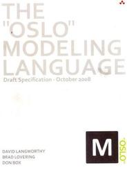 The "Oslo" Modeling Language