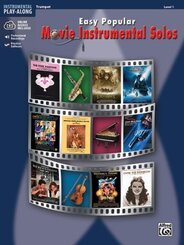 Easy Popular Movie Instrumental Solos, w. Audio-CD, for Trumpet