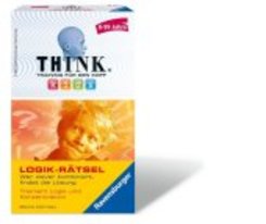 Ravensburger 23294 - Think Kids Logik-Rätsel, Mitbringspiel für 1 Spieler, ab 8-99 Jahren, kompaktes Format, Reisespiel,